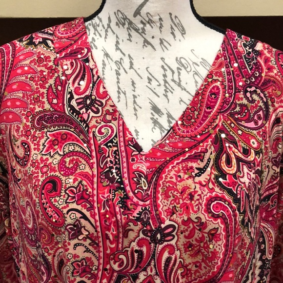 I.N.C. Paisley Pattern Tunic - Picture 5 of 12